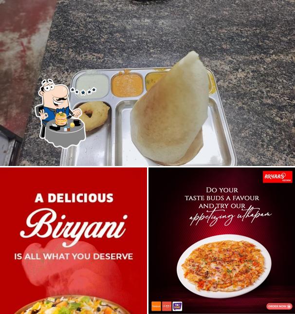 Food at Aryas Pure Vegetarian