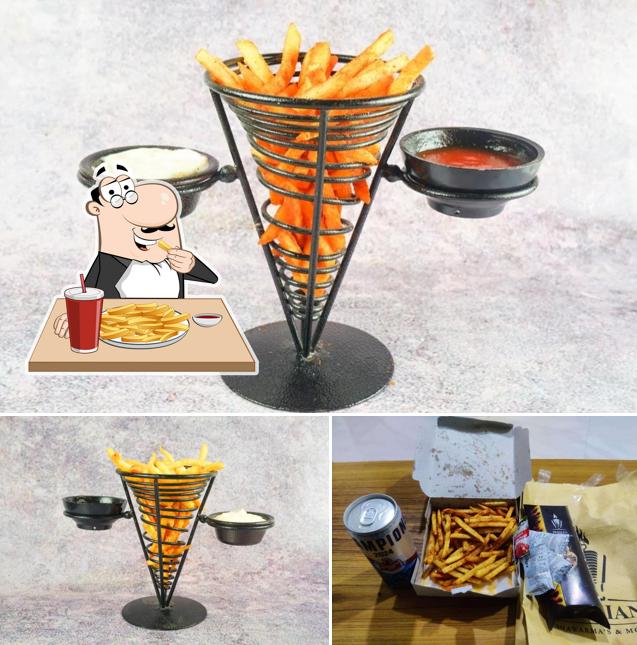 French fries at Persian shawarma & more