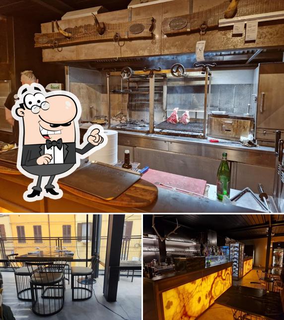 Gli interni di Osteria Del Ferrovecchio