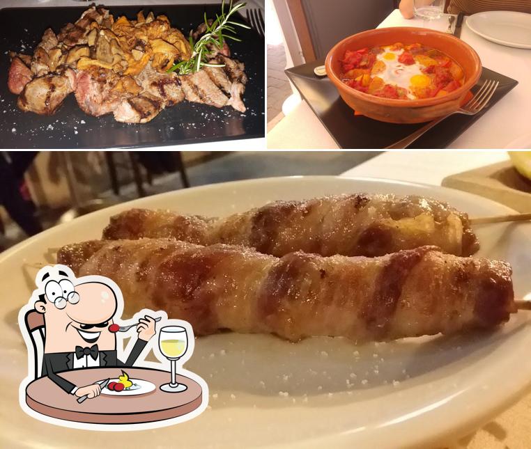 Platti al Antipasteria Braceria Cora d'Zia