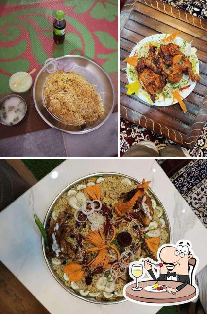 The restaurant's food and beverage