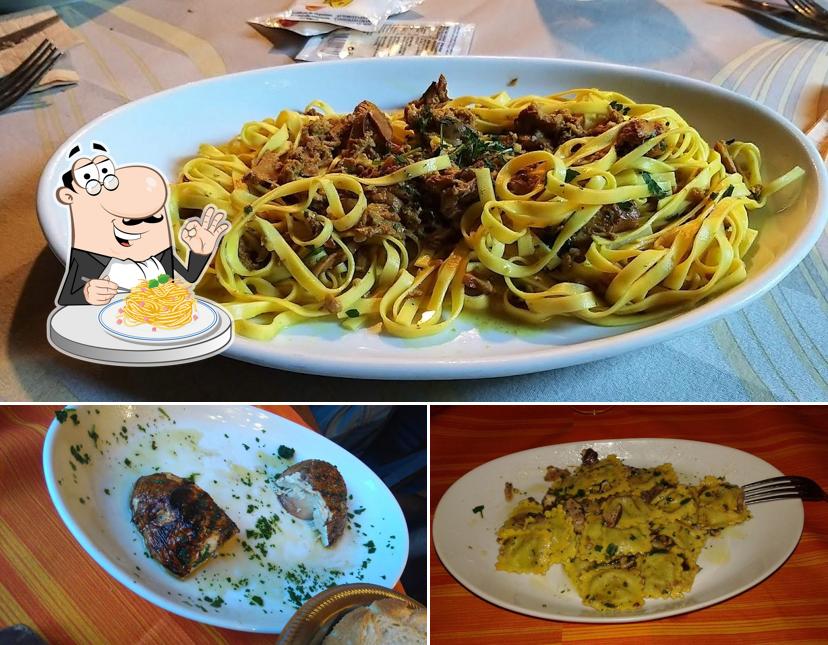 Spaghetti alla carbonara al Ristorante Il Laghetto