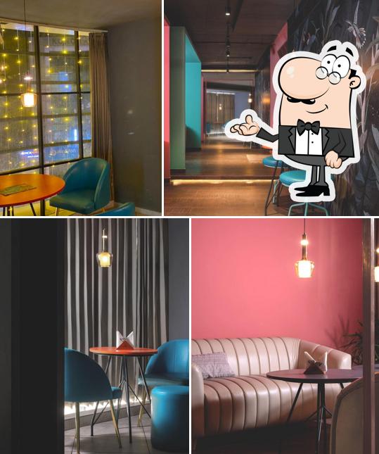 The interior of Cake Studio