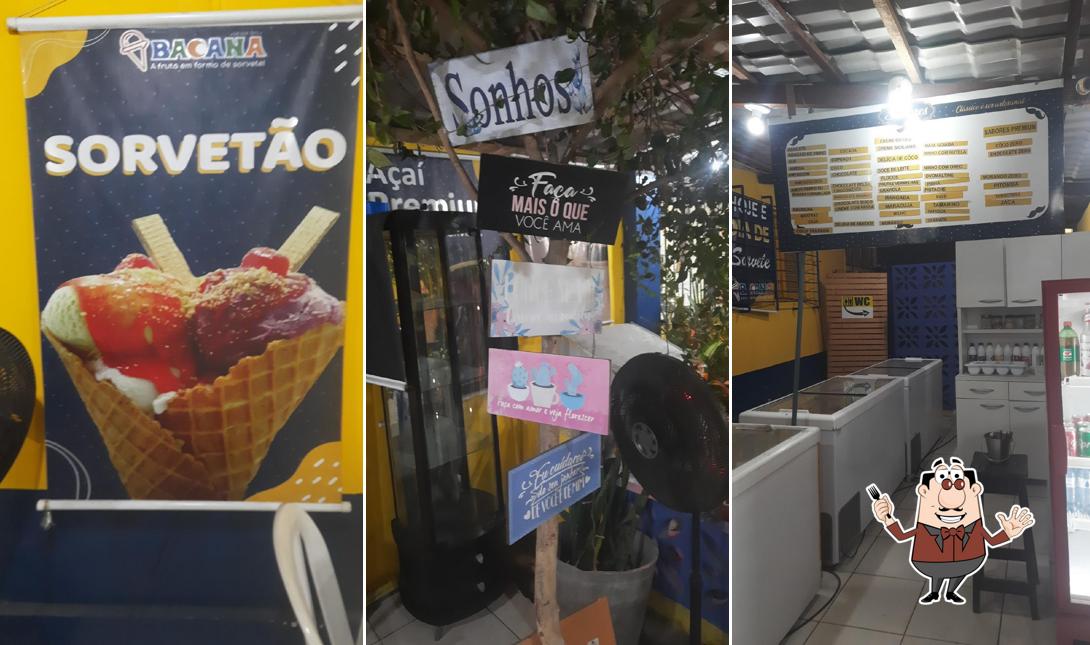 Comida em Sorveteria Bacana- sorvetes Artesanais em candeias
