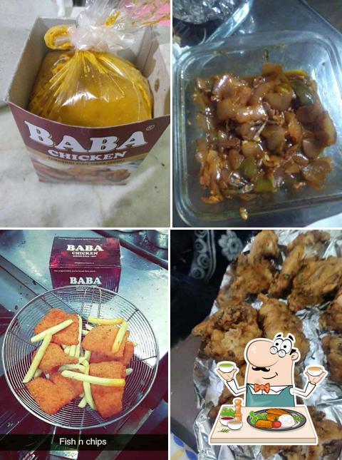 Food at BABA CHICKEN