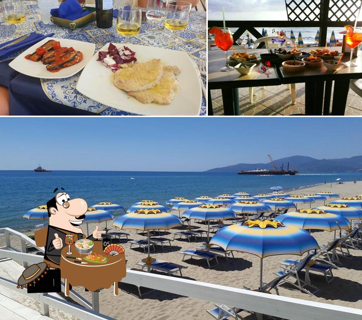 Antipasto al Ristorante La Lampara Beach