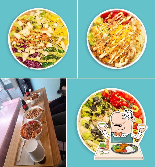 Cibo al Poké Hawaiian Taste - Via Marchese Di Villabianca