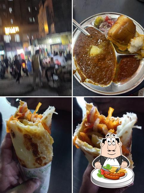 Food at Rajendra Bombay Pav Bhaji