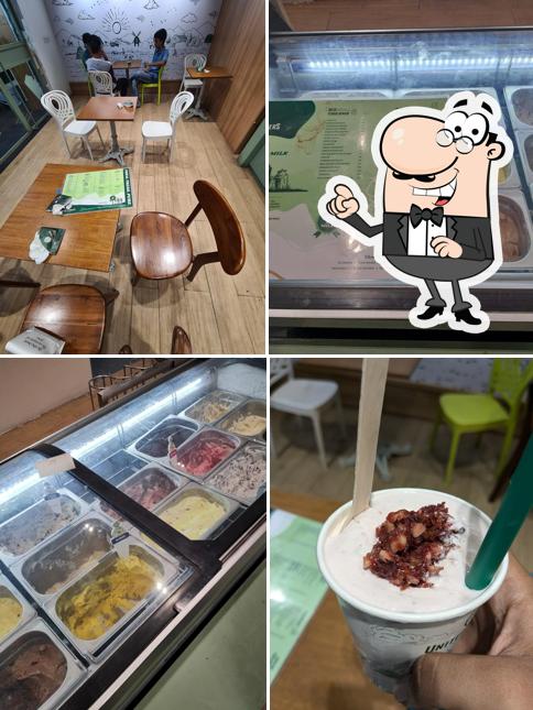 The interior of United Farmers Creamery - UFC Infocity Gandhinagar