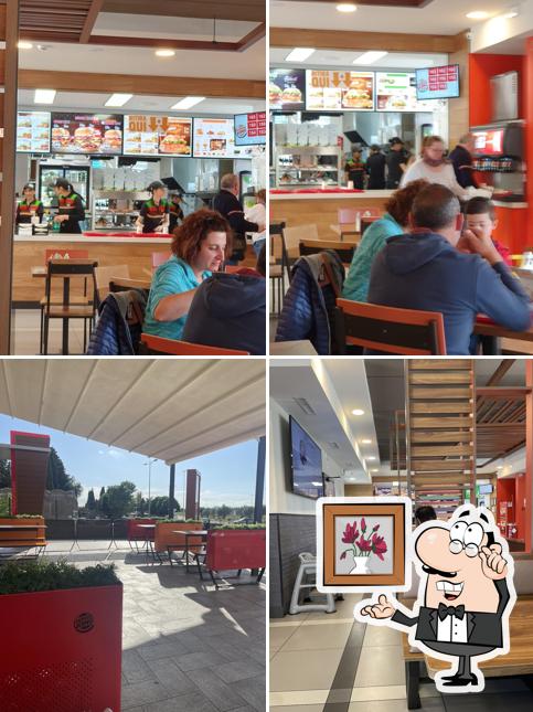 Gli interni di Burger King Viterbo