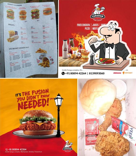 Meals at Canadian Fried Chicken