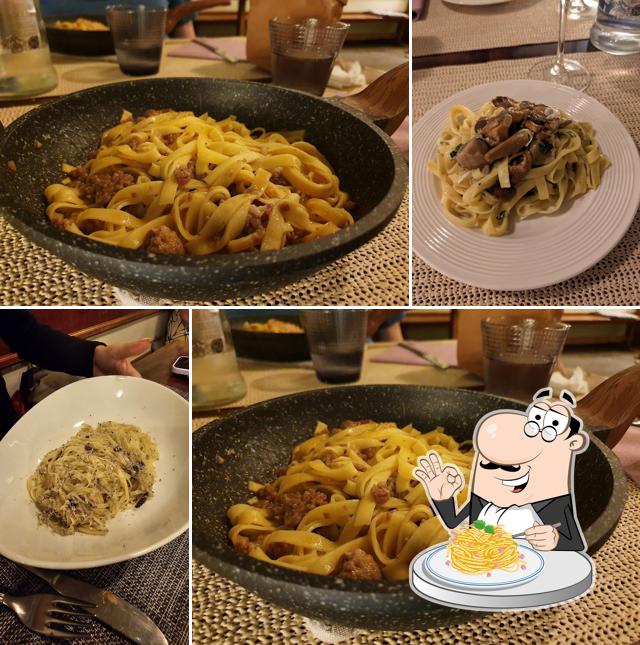 Spaghetti alla carbonara al La Ghironda