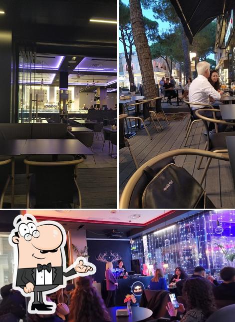 Gli interni di Primadonna Lounge