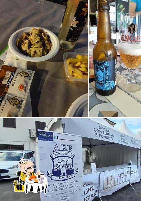 La cibo e esterno del ristorante