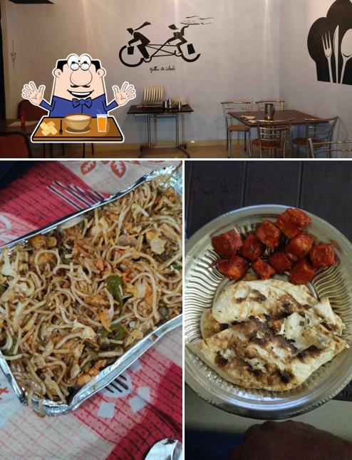 The picture of food and interior at Grillaz Restaurant A/C