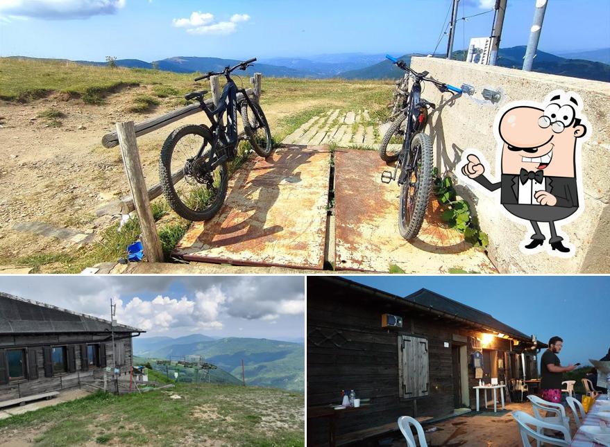 Puoi goderti l'aria fresca da seduto all'esterno di Rifugio Cielo - Monte Chiappo