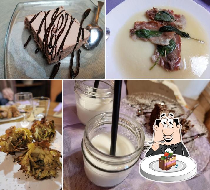 Torta al cioccolato al Trattoria Madonna Del Monte