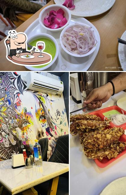 Food at Sardar ji Malai Chaap Delhi Wale ( KARNAL )