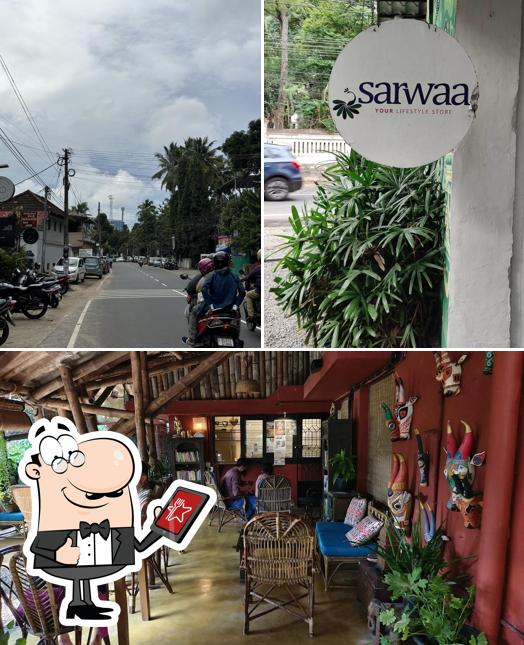Take a look at the outside part of Cafe Sarwaa