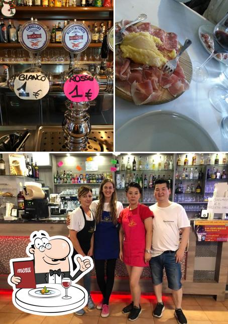 Dai un’occhiata alla foto che raffigura la cibo e bancone da bar di Bar Edelweiss