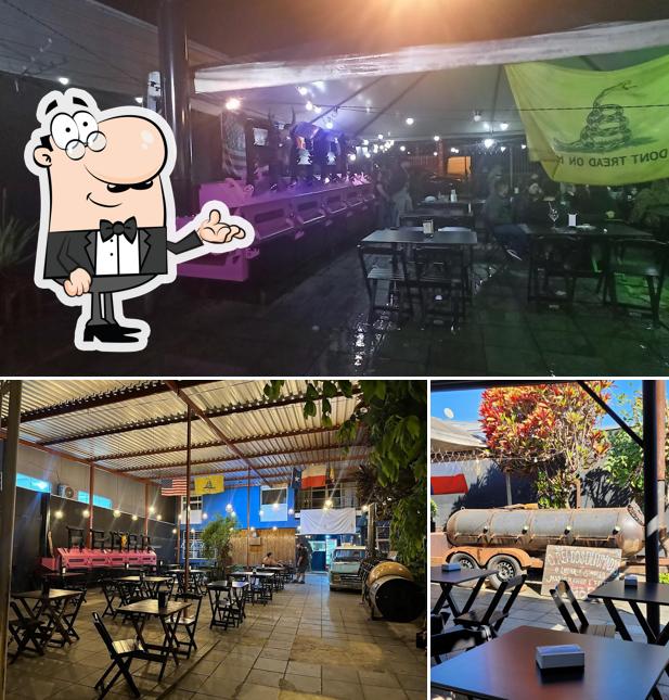 O interior do O Rei Dos Defumados - American BBQ