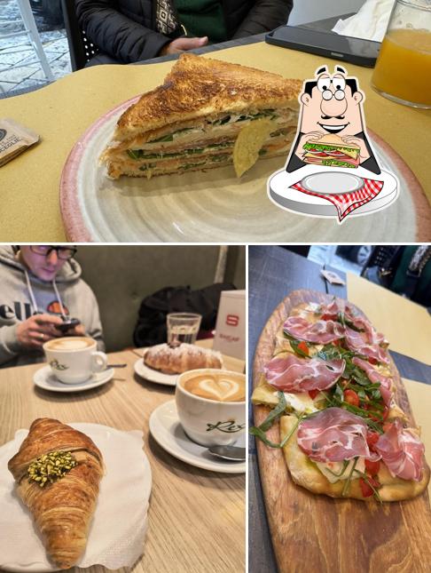 Club sandwich al Caffè Vergnano
