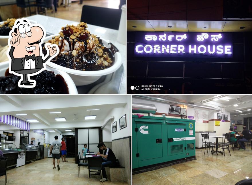 The interior of Corner House - Kasturi Nagar