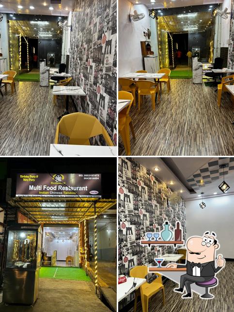 Take a seat at one of the tables at MULTI Food Restaurant