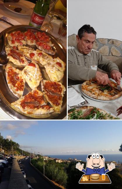 Tra le diverse cose da Pulcinella Pizzeria si possono trovare la cibo e esterno