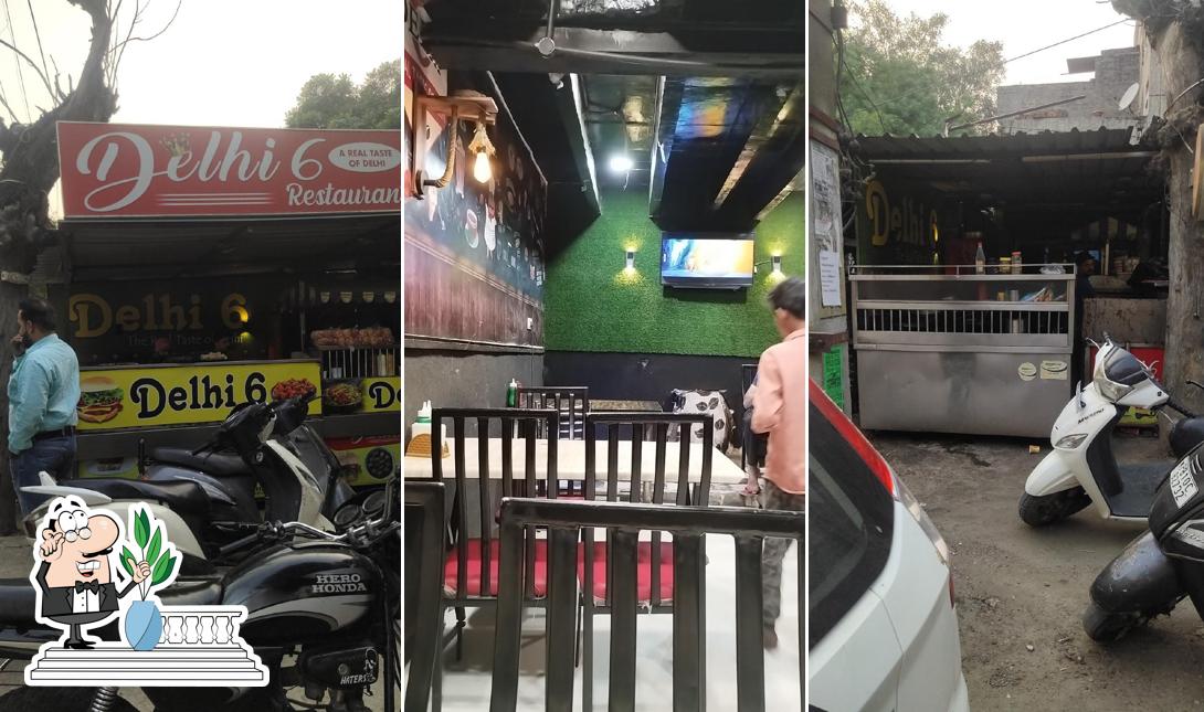 The exterior of Delhi 6 Fast Foods