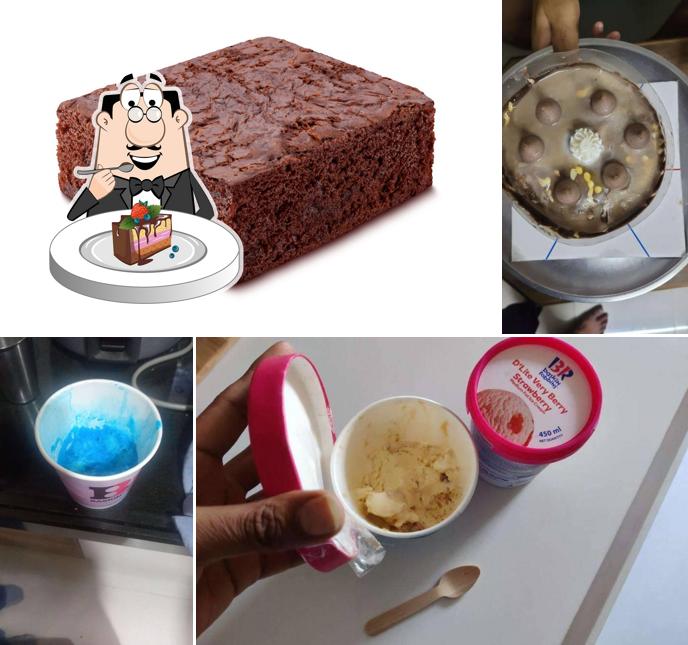 Chocolate cake at Baskin Robbins - Ice Cream Desserts