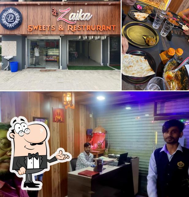 The interior of Desi Zaika Restaurant