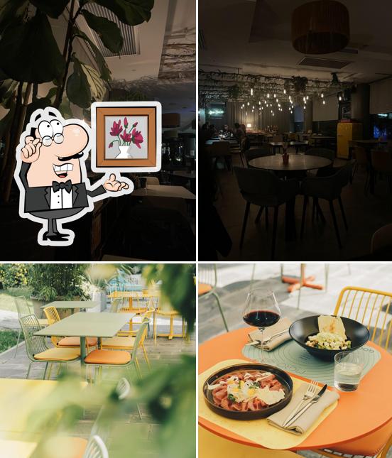 Gli interni di Moro Soul Food