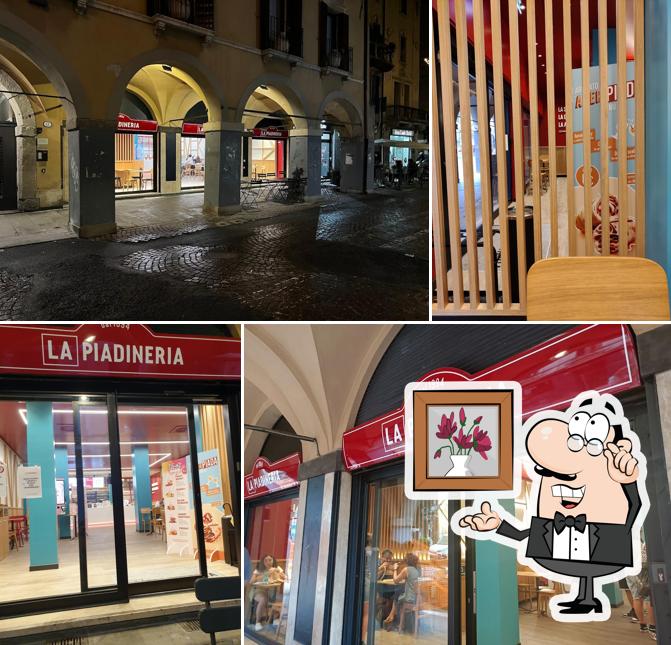 Gli interni di La Piadineria