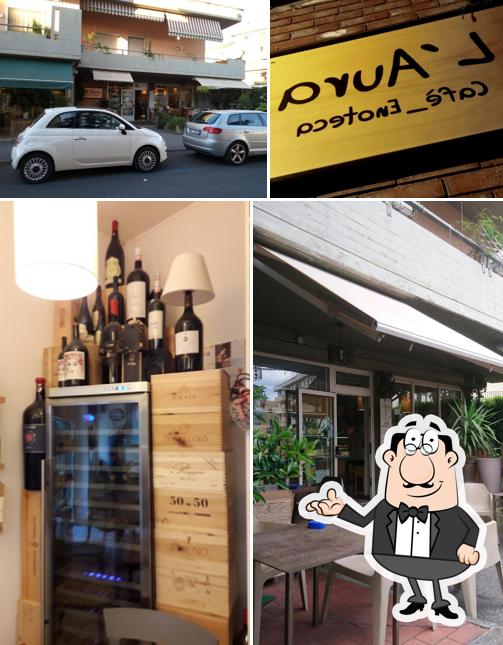 Dai un'occhiata agli interni di Enoteca L'Aura