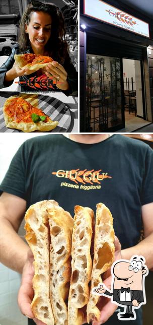 Gli interni di Giù Giù Pizzeria Friggitoria