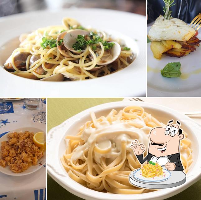 Spaghetti alla carbonara al Il Pesce di Ostia