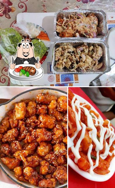 Order meat dishes at Taistee