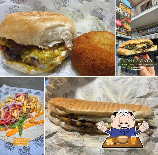 Panino con maiale stirato al Benito's Pub e Carni