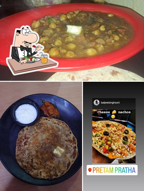 Meals at Pritam paratha Palace