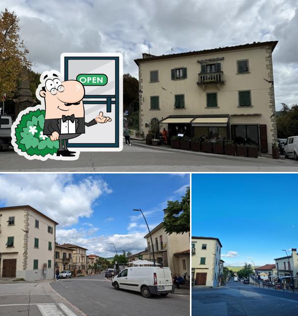 Puoi goderti l'aria fresca dal dehors di Ristorante Enoteca di Colle Bereto