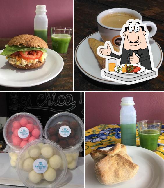 Platos en Sá Chica Café