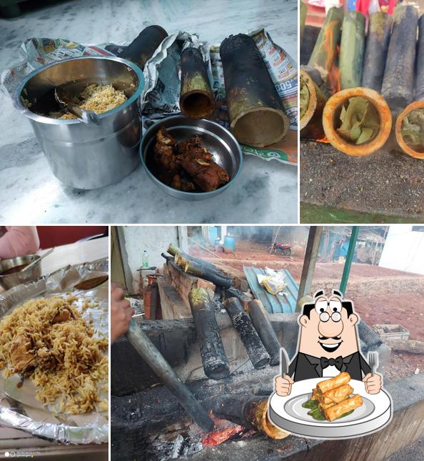 Spring rolls at Aranya restaurant