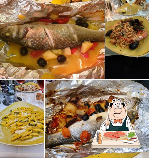 Ristorante Pizzeria Il Portico propone un menu per gli amanti del pesce