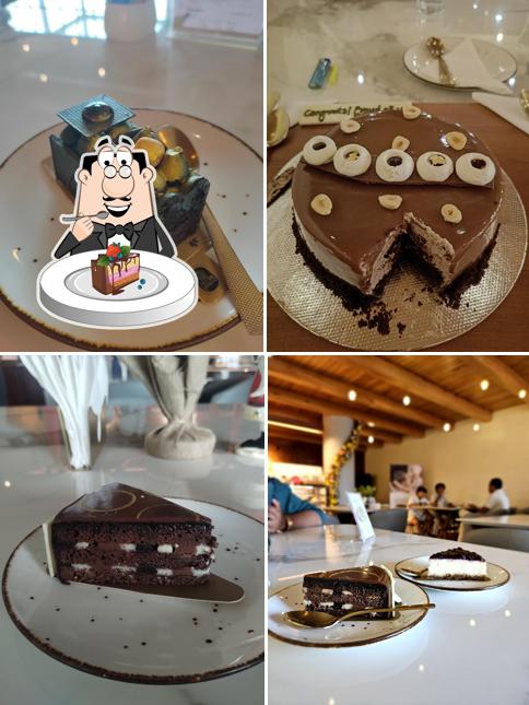 Chocolate cake at The Lillys