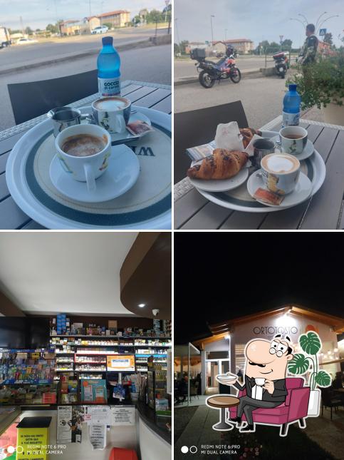 Tra le diverse cose da Bar Perchèno si possono trovare la interni e cibo