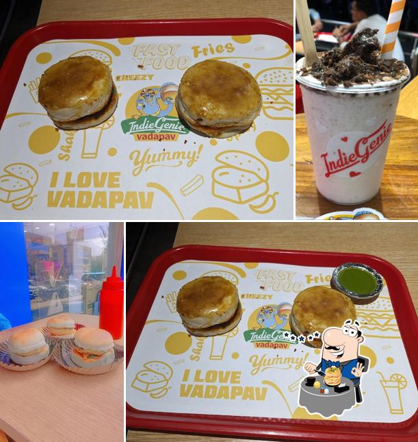 Food at IndieGenie Vadapav