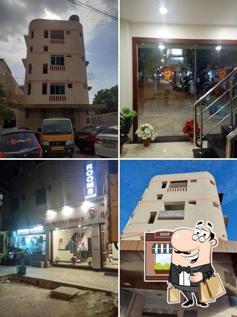 The exterior of Senthil Residency