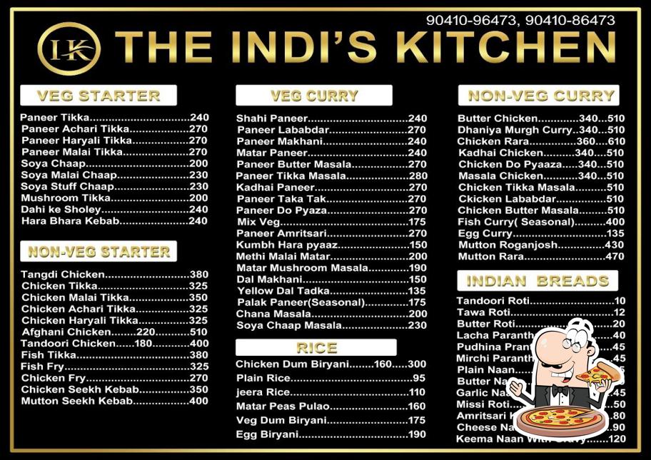 Get pizza at THE INDI'S KITCHEN