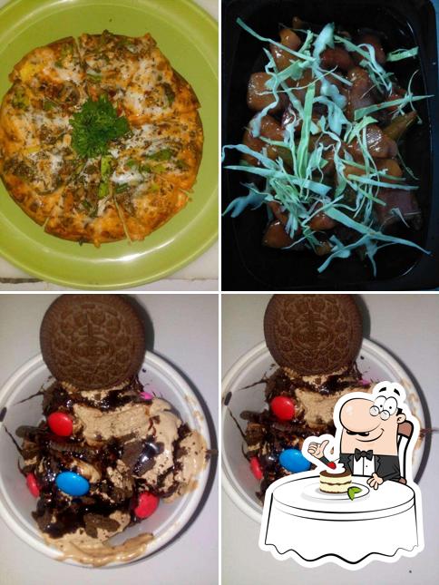 The Lasagne Cafe provides a number of desserts